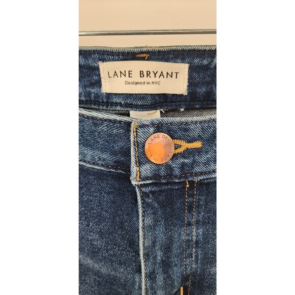 New NWT Lane Bryant Low Rise Boyfriend Jeans Dark Wash Size 18 - Picture 8 of 10
